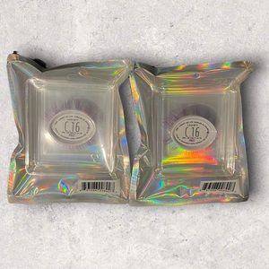 Lashify Prismatic Violet C16 Gossamer Lashes x2 NEW SEALED